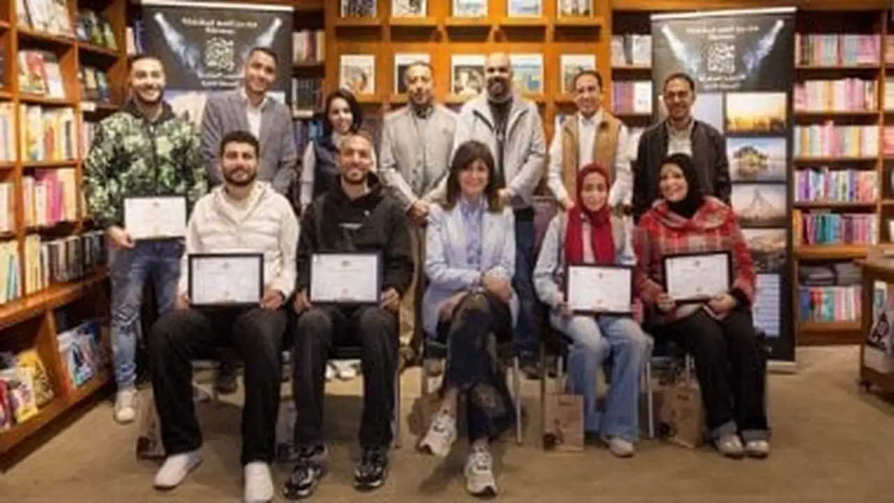 السفيرة نبيلة مكرم تشهد حفل تكريم الفائزين بمسابقة مصر بعيون ولادها